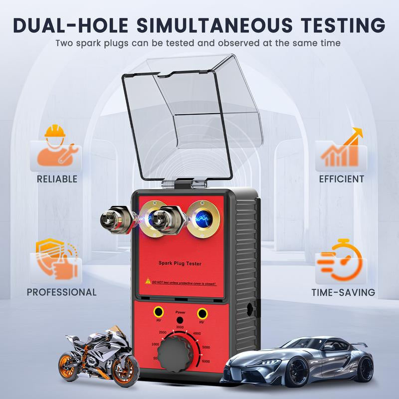 Spark Plug Tester with Dual Testing Hole
